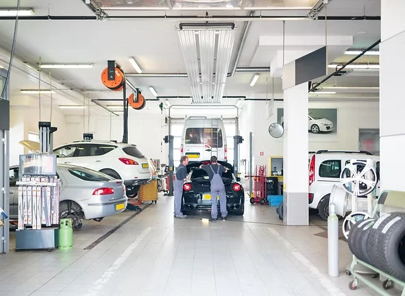 GT Vehicles workshop.