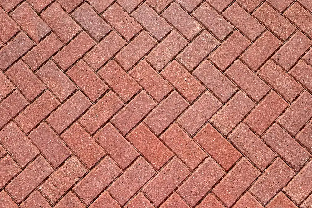 Block paving.