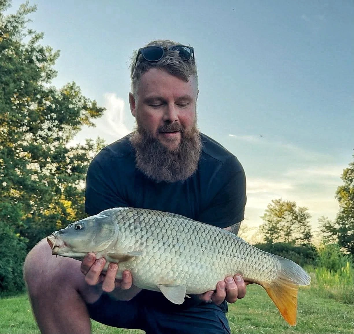 Man with fish 