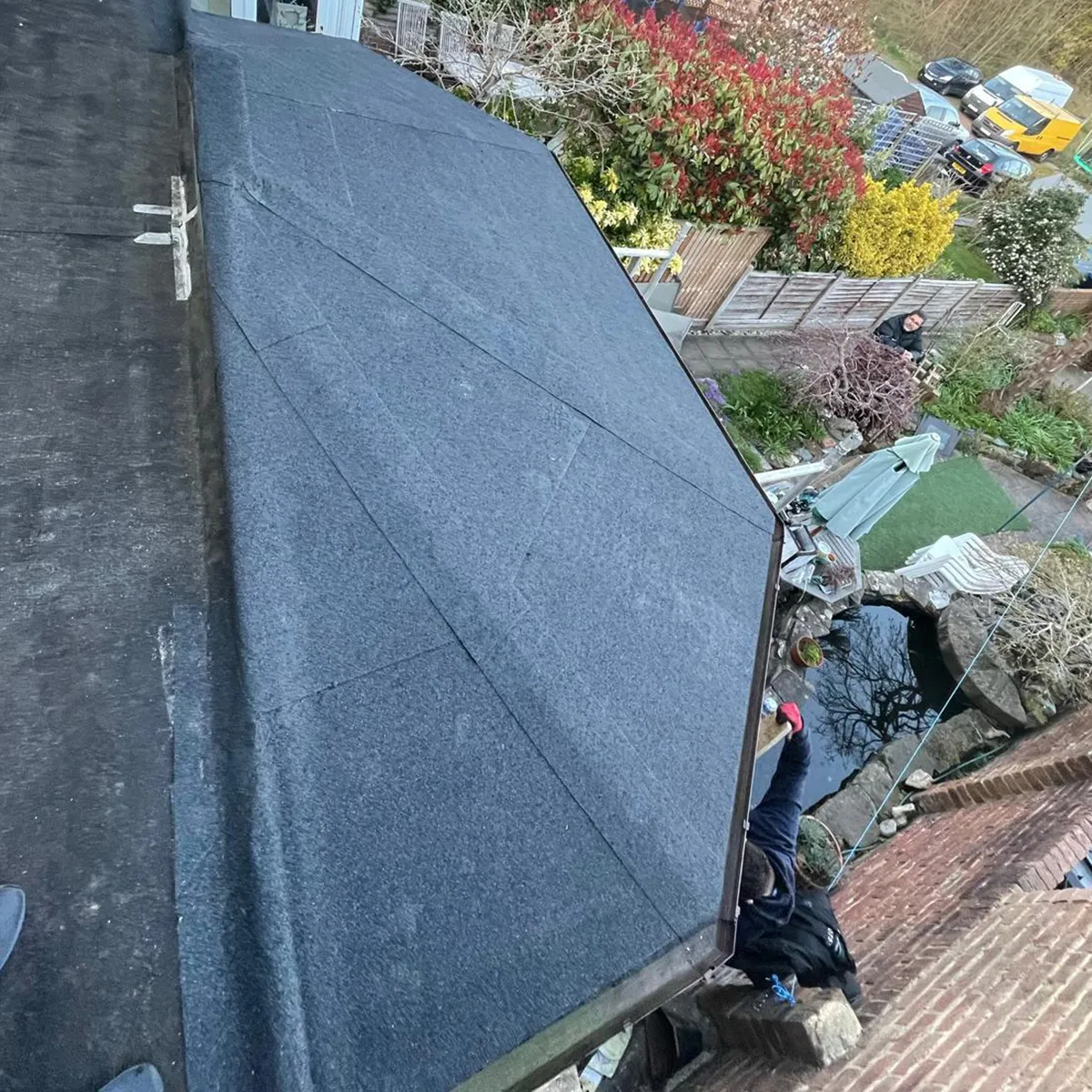 replaced conservatory roof