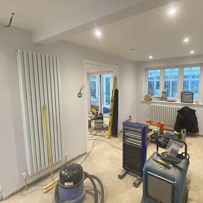 A room that has a lot of tools in it.