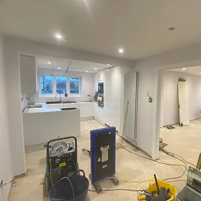 A room that has a lot of tools in it.