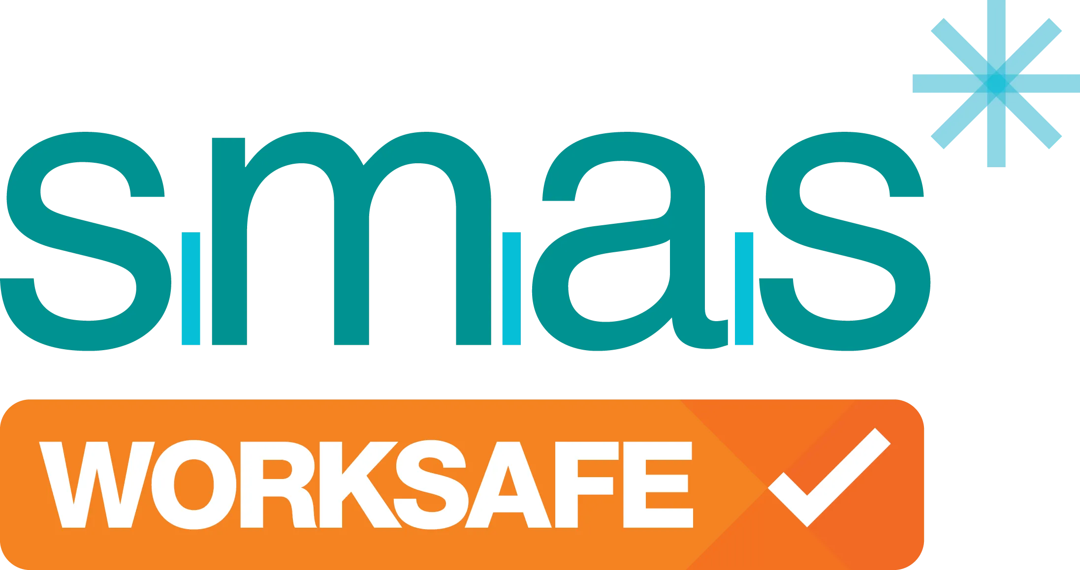 The logo for the company, smma's worksafe.