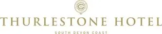The logo or sign for the hotel.